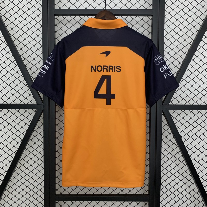 2025 F1 Formula Orange/Navy Mclaren Jersey
