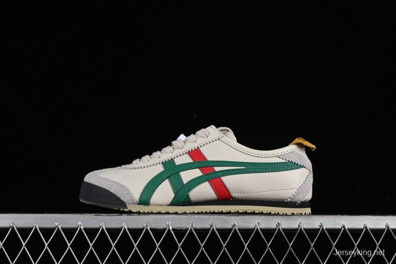 Onitsuka Tiger Mexico 66 Low-Top Leather Running Shoes - 1183C102-201