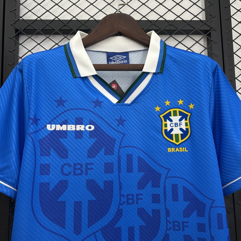 1994 Retro Brazil Away Jersey