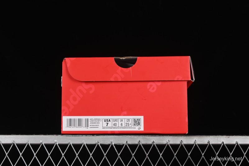 Nike Travis Scott x Fragment Design x Air Jordan 1 Low OG SP AJ1 Supreme Collaboration - JH6089-005