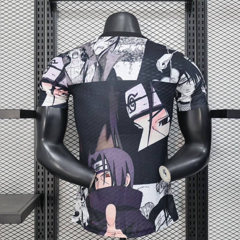 Player Version 2025 Japan Black with Anime Character Pattern Jersey