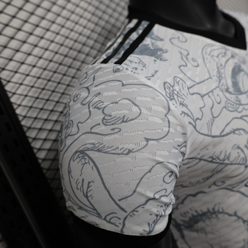 Player Version 2025 Japan White with One Piece Gear 5 Design Jersey