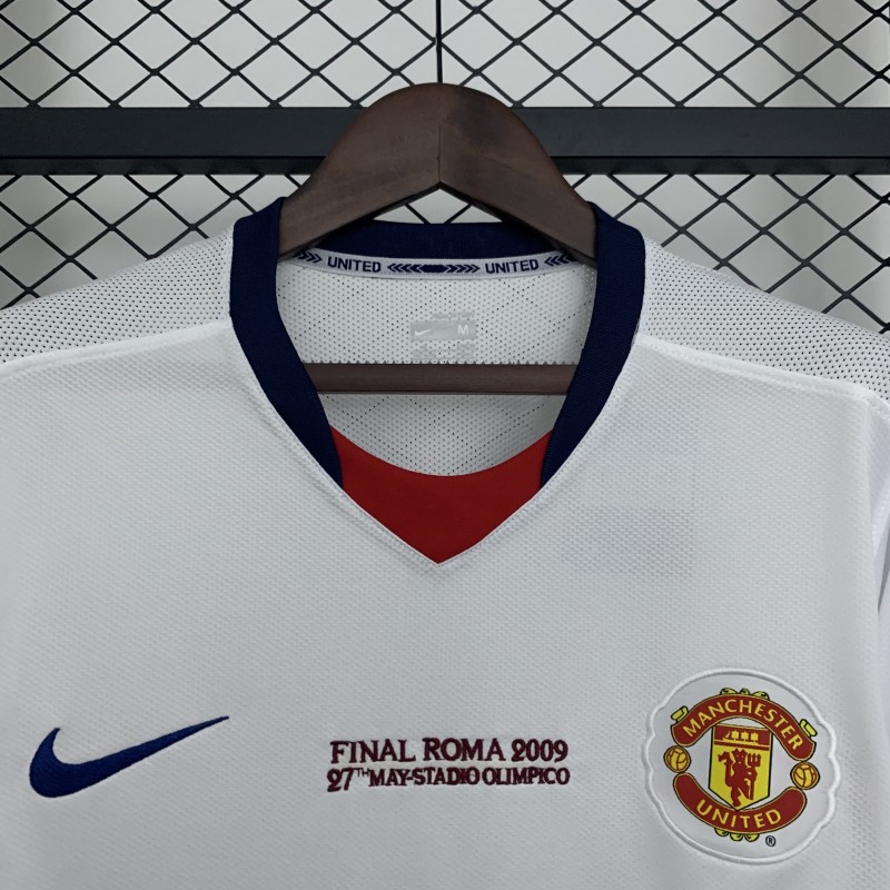 08/09 Retro Manchester United Champions League Away Edition Jersey