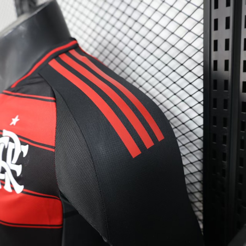 Player Version 25/26 Flamengo Home Long Sleeve Jersey