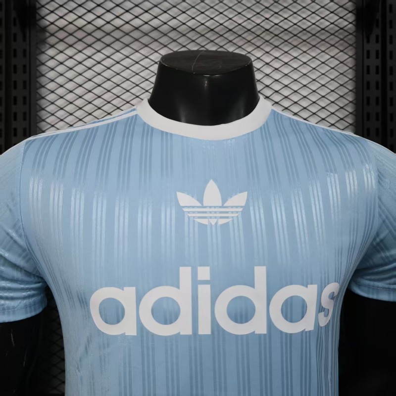 Player Version 2025 Adidas Original Light Blue T-Shirt