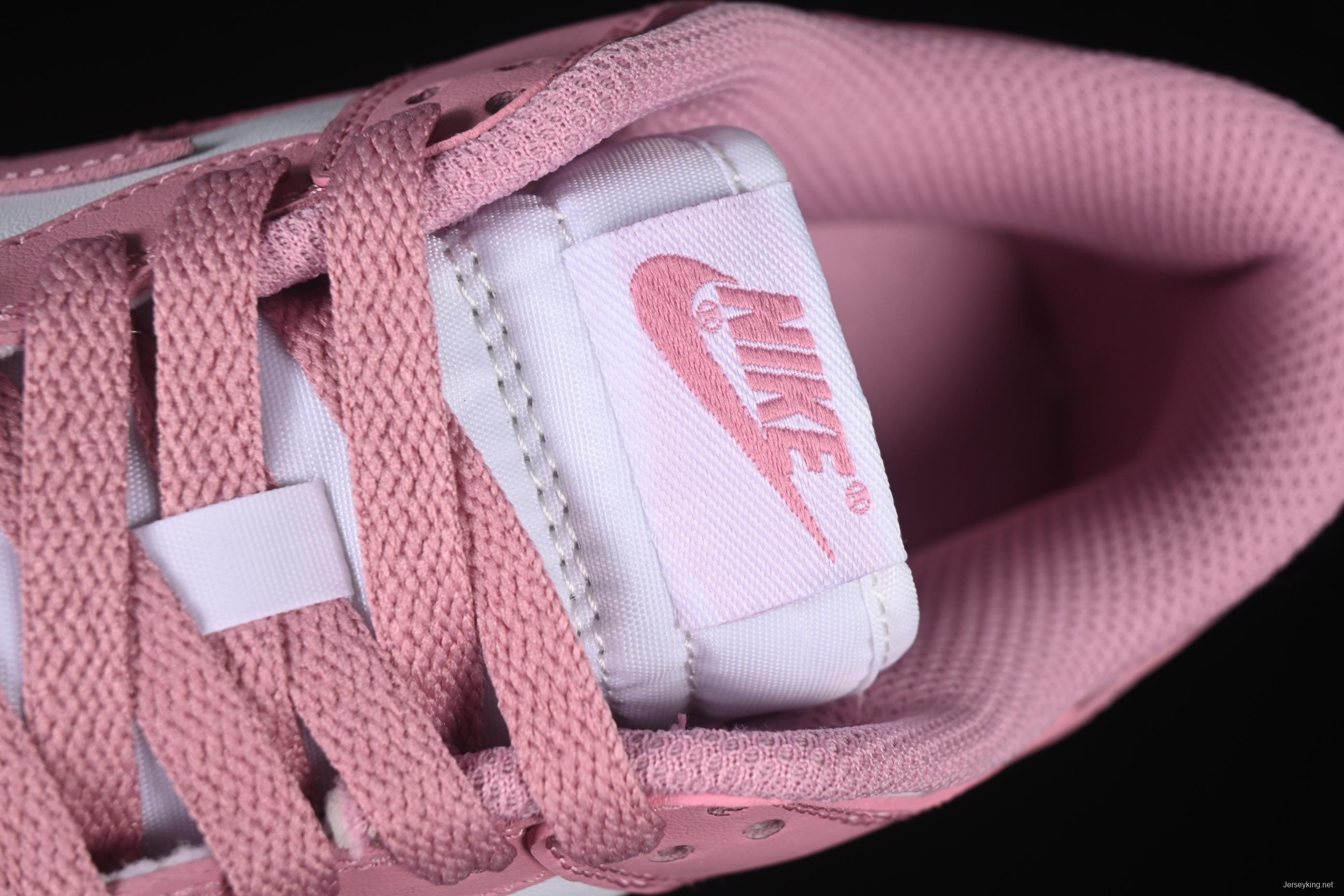 Nike Dunk Low White Pink Low-Top Casual Skate Shoes - DD1873-112