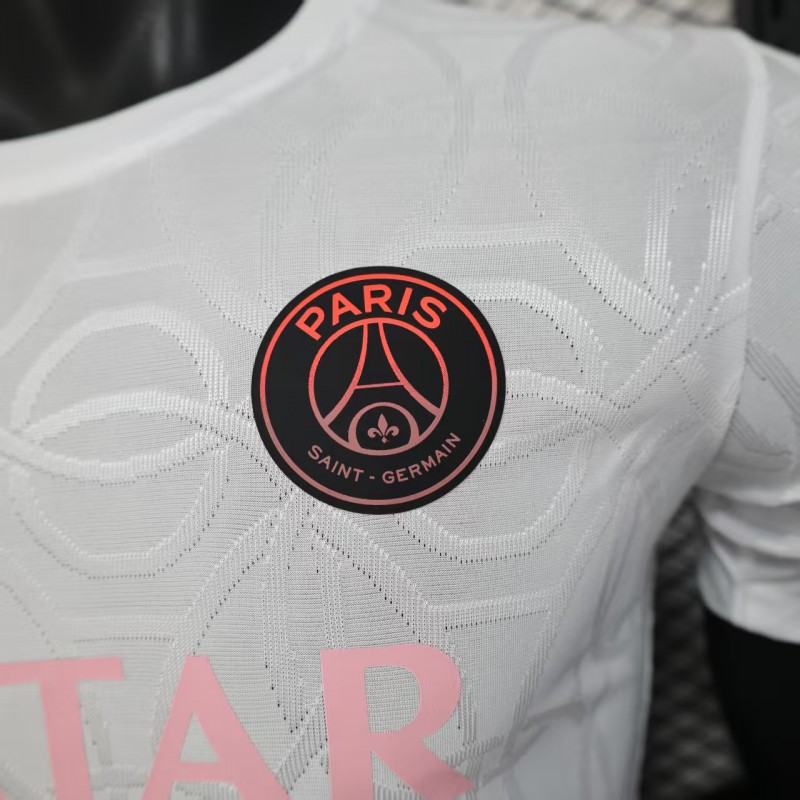 Player Version 25/26 Paris Saint-Germain PSG WHITE Pre-Match Jersey