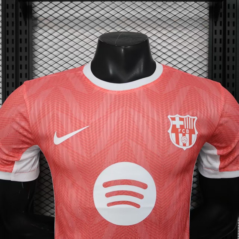 Player Version 25/26 Barcelona Pink with White Trim Jersey