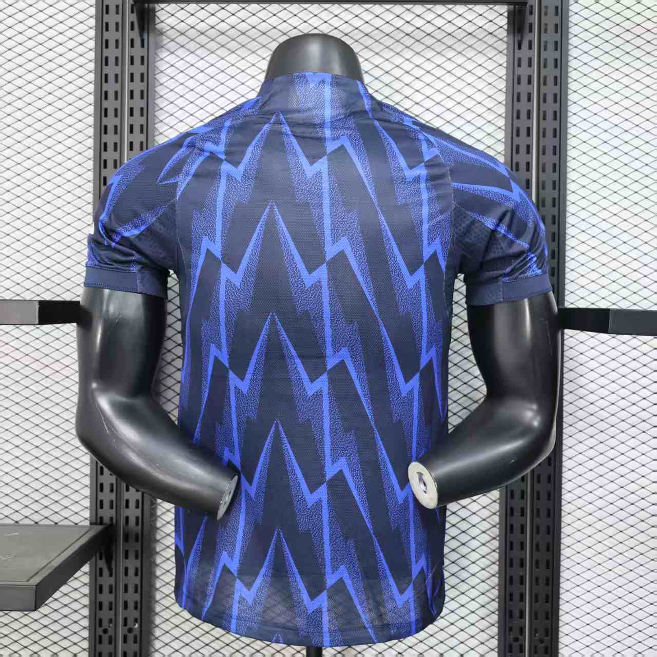 Player Version 25/26 Arsenal Third Blue with Geometric Lightning Pattern Jersey