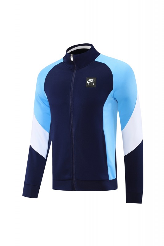 2025 NIKE Light Blue/Navy Full Zipper Jacket +Long Pants