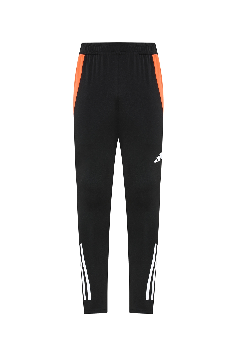 2025 Adidas Dark Grey & Black with Leopard Print Pattern and Orange Accents Half Zipper Jacket +Long Pants