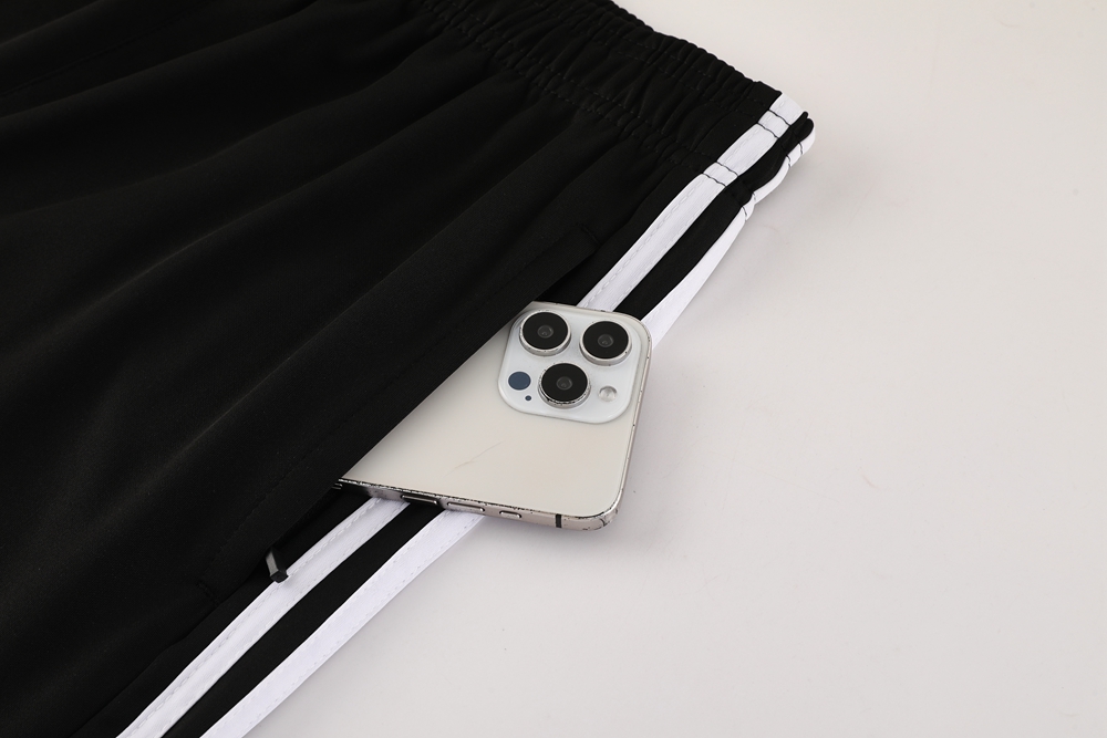 2025 Adidas Black Short Sleeve Jersey+Shorts