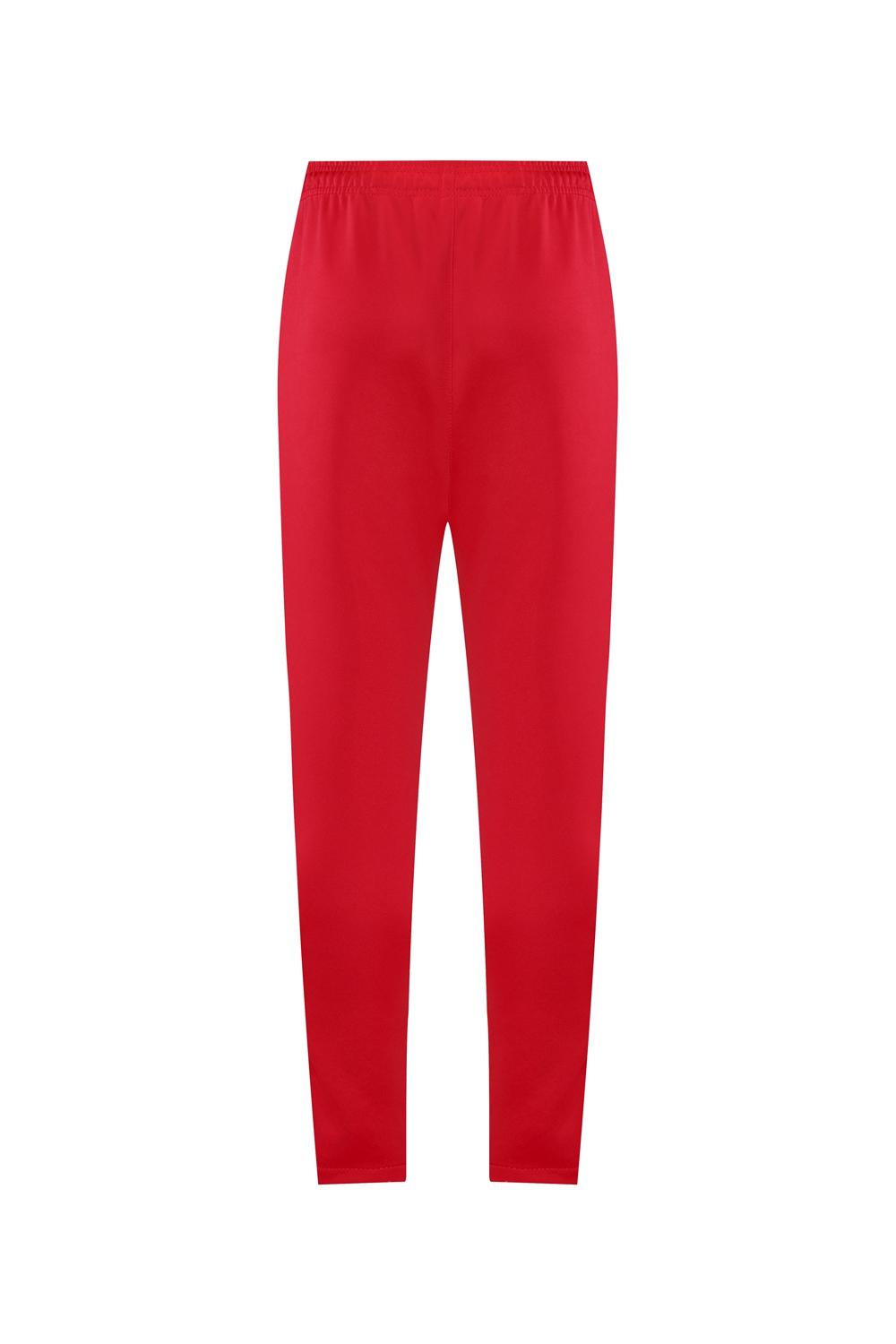 2025 Adidas Original Red Full Hoodie Zipper Jacket +Long Pants