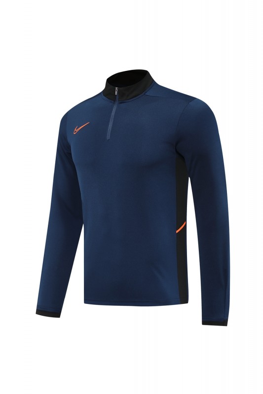 2025 Nike Navy Full Hoodie Zipper Jacket +Long Pants