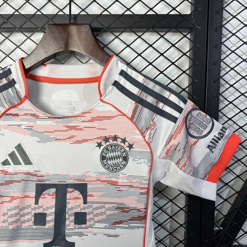 25/26 Kids Bayern Munich Away Size 16-28 Jersey