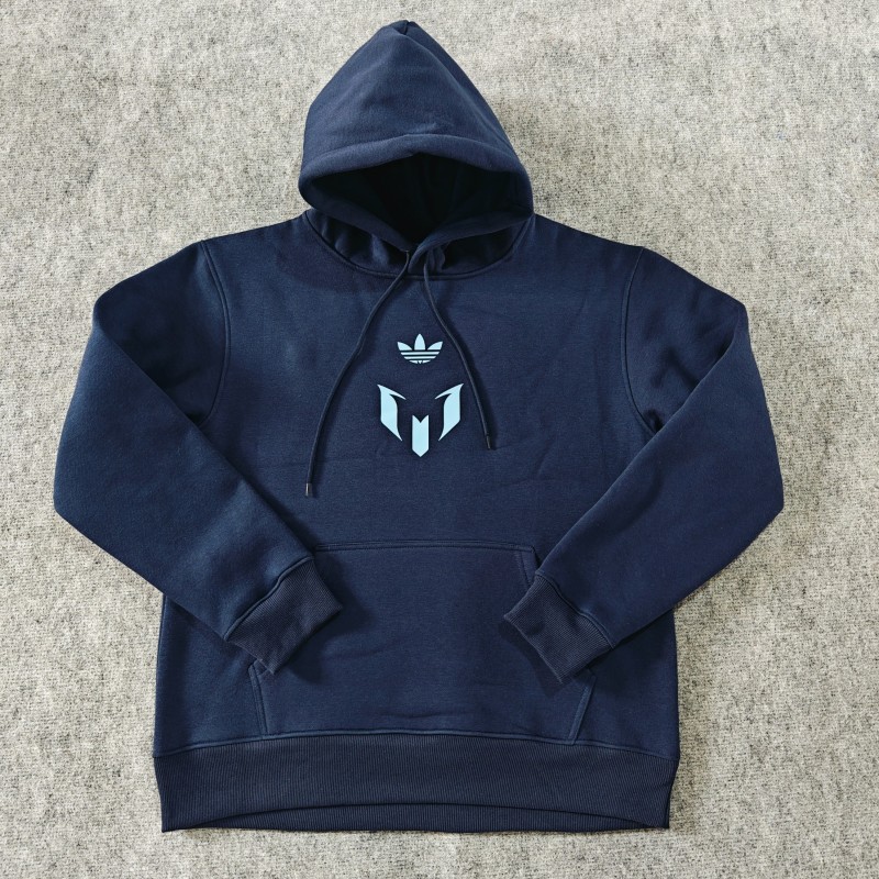 25/26 Inter Miami Messi Fleece-lined Hoodie 9 Color Full Zipper Jacket + Long Pants
