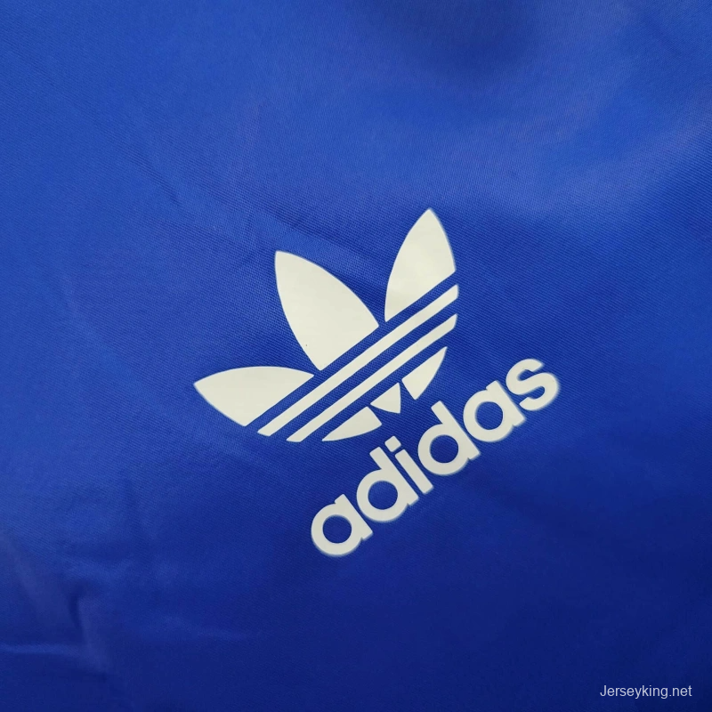 25/26 Boca Juniors Jacket Blue Windbreaker