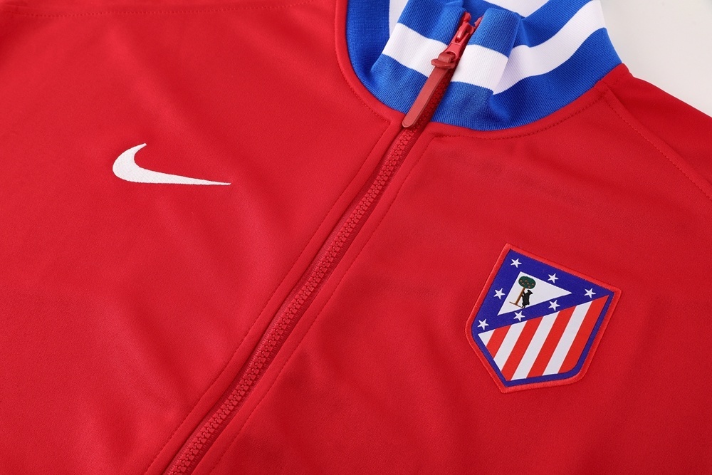 25/26 Atletico Madrid Red Full Zipper Jacket + Long Pants