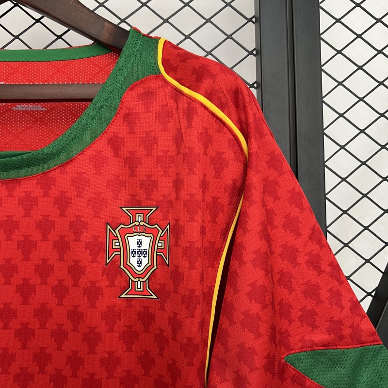 2004 Retro Portugal Home Jersey