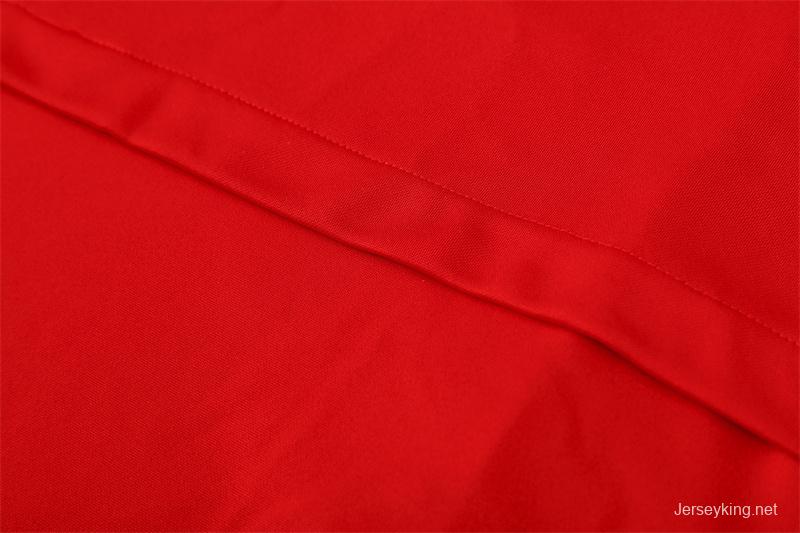 Retro 02/03 Manchester United Red Half Zipper Jacket