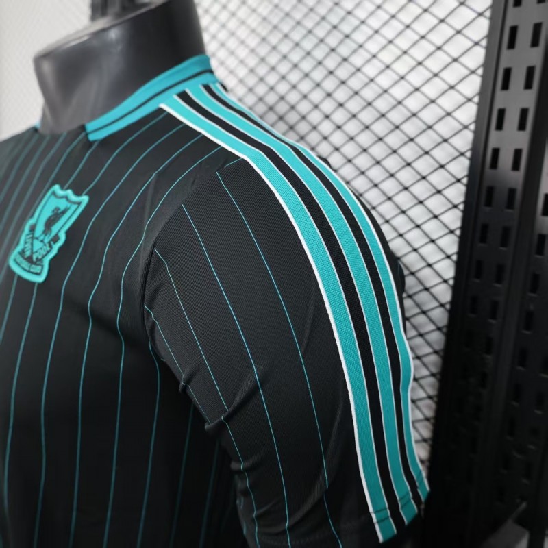 Player Version 25/26 Liverpool Black Adidas Original Casual Jersey