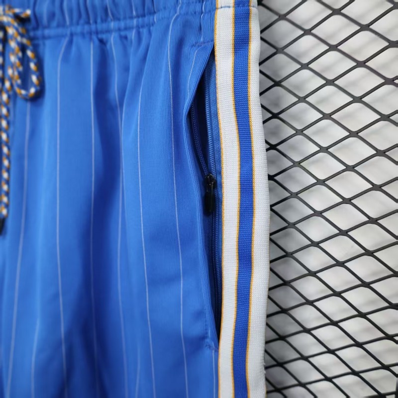 25/26 Real Madrid Blue with White Pinstripes Shorts