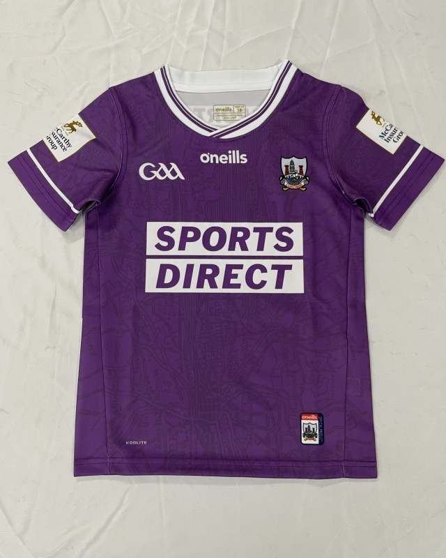 25/26 Kids Kilmacud Crokes Purple with White Trim Home Jersey