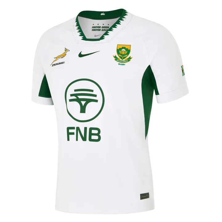 2026 South Africa Away White Rugby Jersey