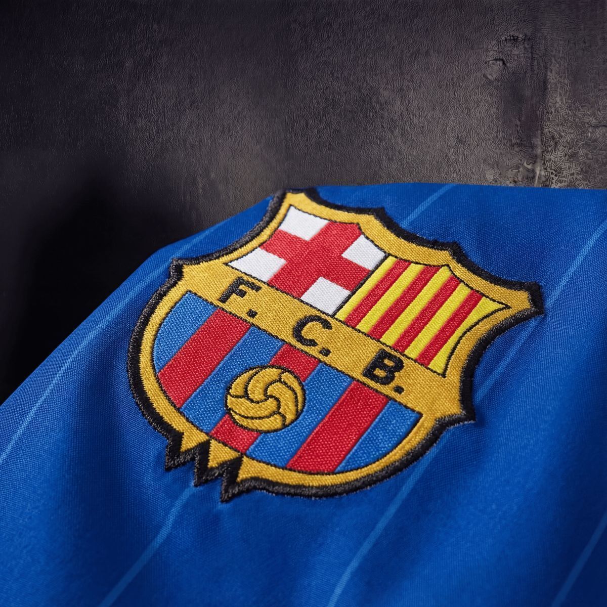 2026 Barcelona Blue Jacket Windbreaker
