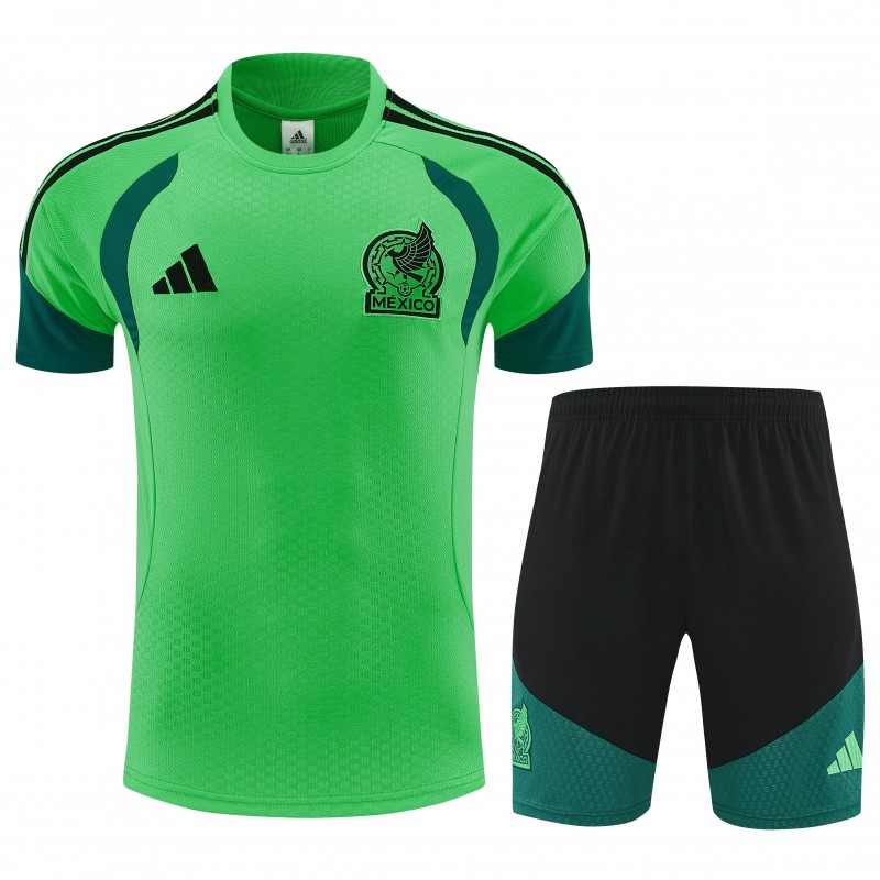 26/27 Mexico Green Short Sleeve+Soccer Shorts