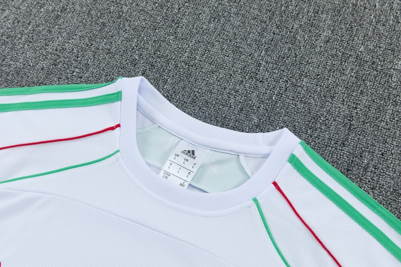 26/27 Algeria White  Short Sleeve+Soccer Shorts