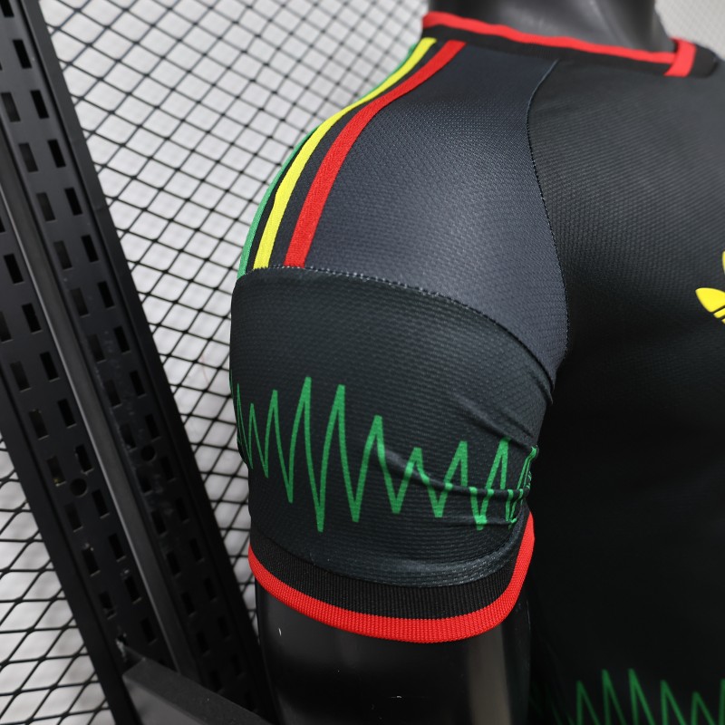 Player Version 2026 Jamaica Dark Grey Reggae Music Culture Special Edition Jersey
