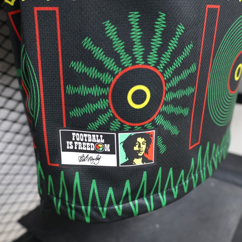 Player Version 2026 Jamaica Dark Grey Reggae Music Culture Special Edition Jersey