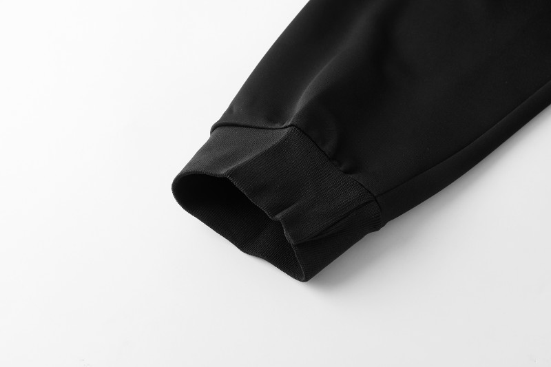 2026 Adidas Black Full Zipper Jacket + Long Pants