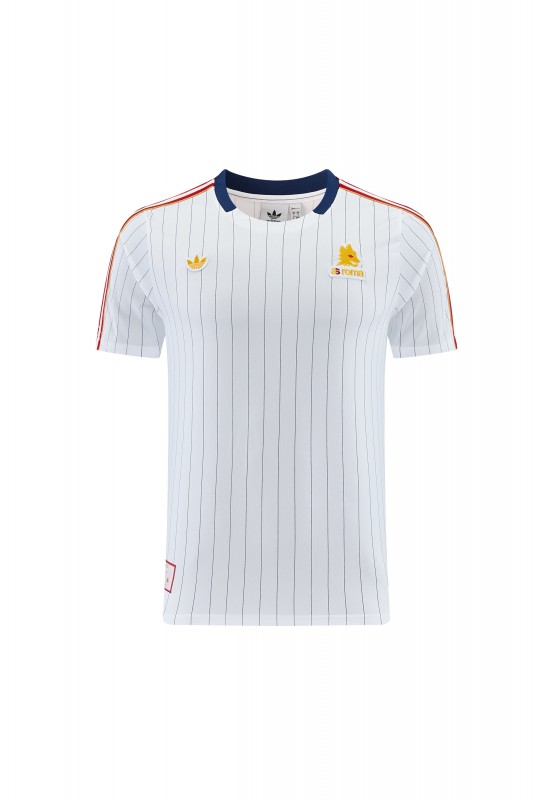 26/27 AS Roma White Short Sleeve+Soccer Shorts