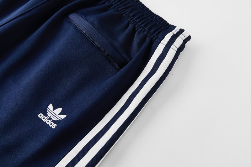 2026 Adidas Navy Blue Full Zipper Jacket + Long Pants