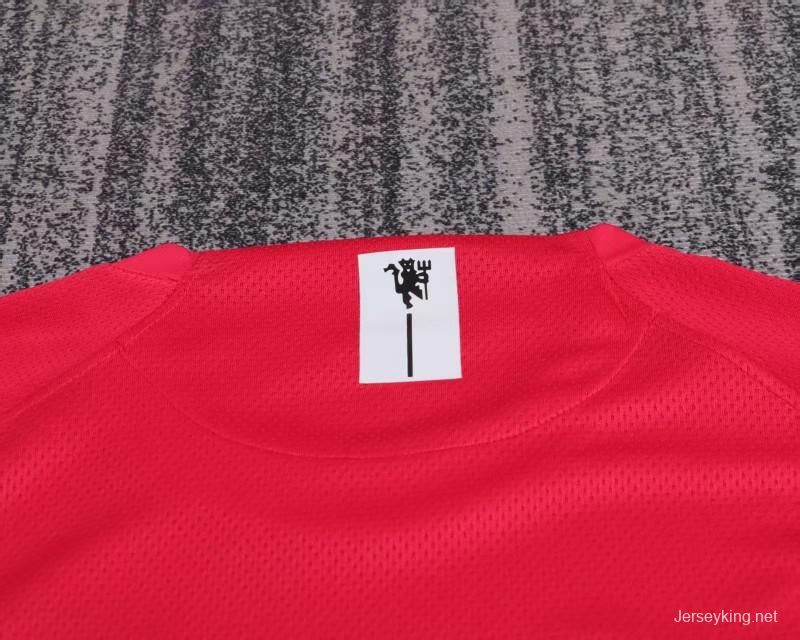 Retro Kids 07/08 Manchester United Home Jersey