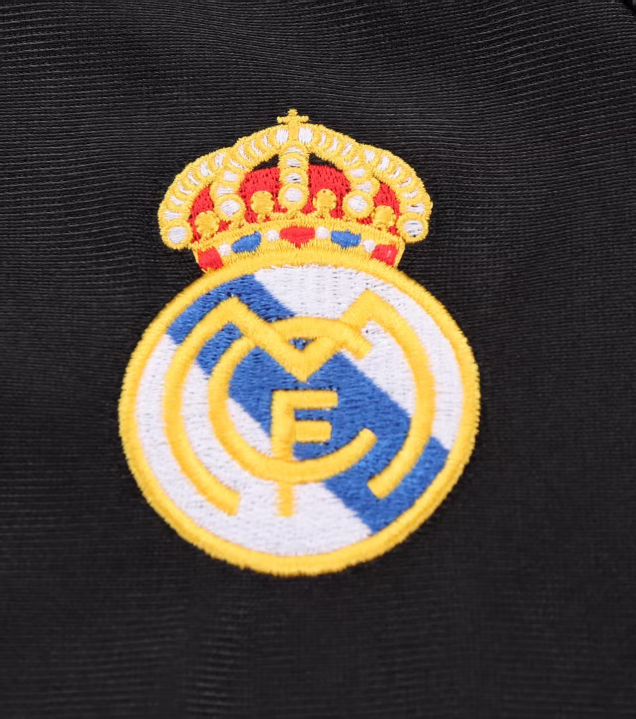 Retro Kids 99/01 Real Madrid Away Black Jersey
