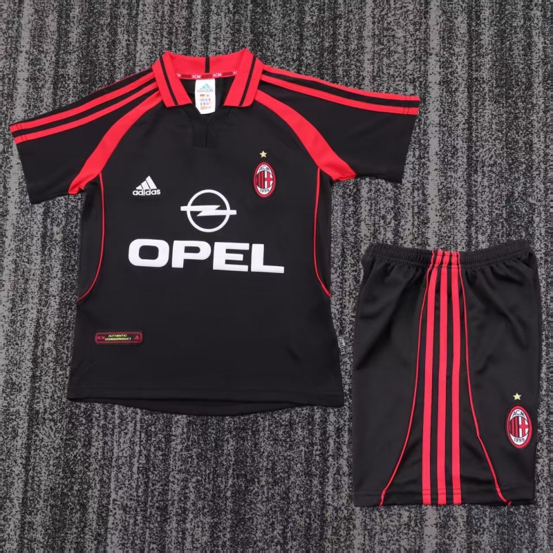 Retro Kids 00/01  AC Milan Third Jersey
