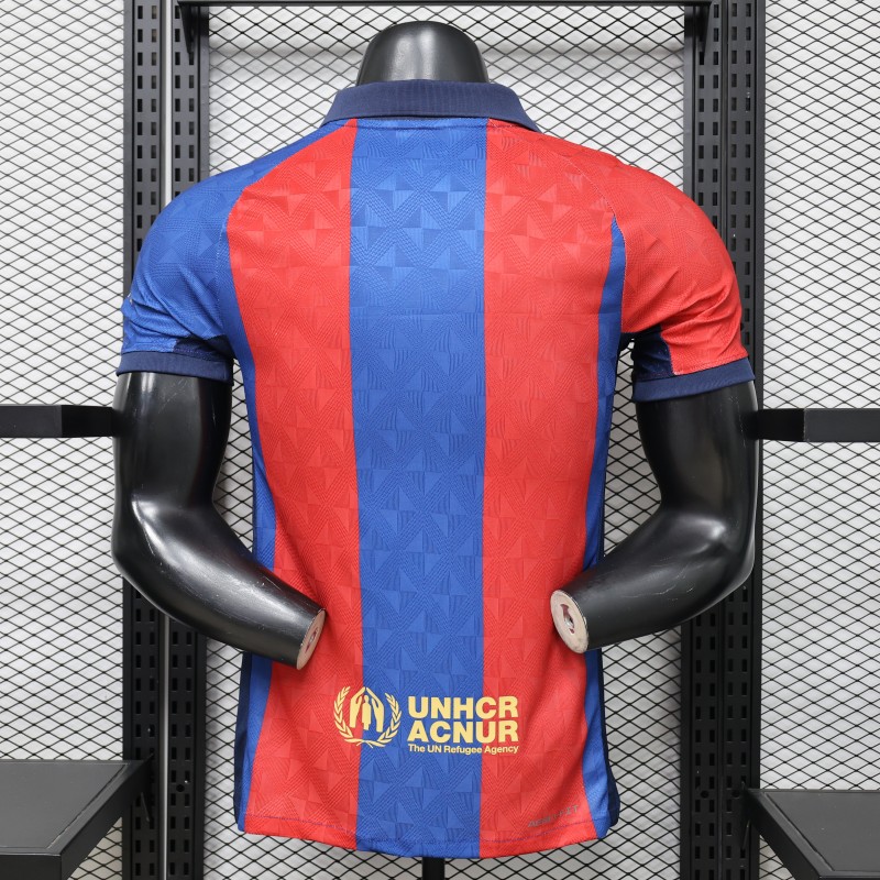 Player Version 26/27 FC Barcelona Home Red Blue  Stripe Jersey