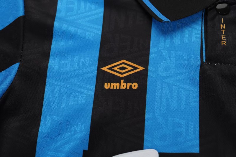 Retro 92/94 Kids Inter Milan Blue-Black Home Jersey