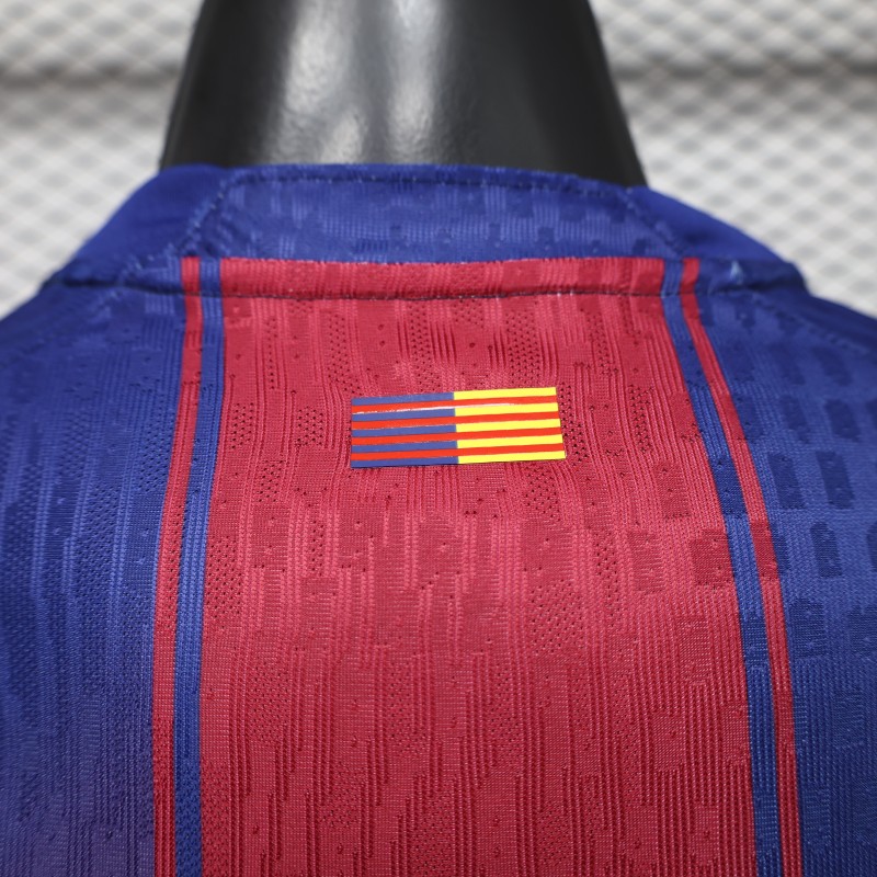 Player Version 25/26 FC Barcelona Royal Blue & Garnet Red  Special Edition Jersey