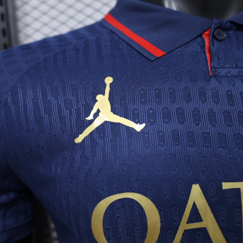Player Version 26/27 PSG Blue Polo Collar Jersey