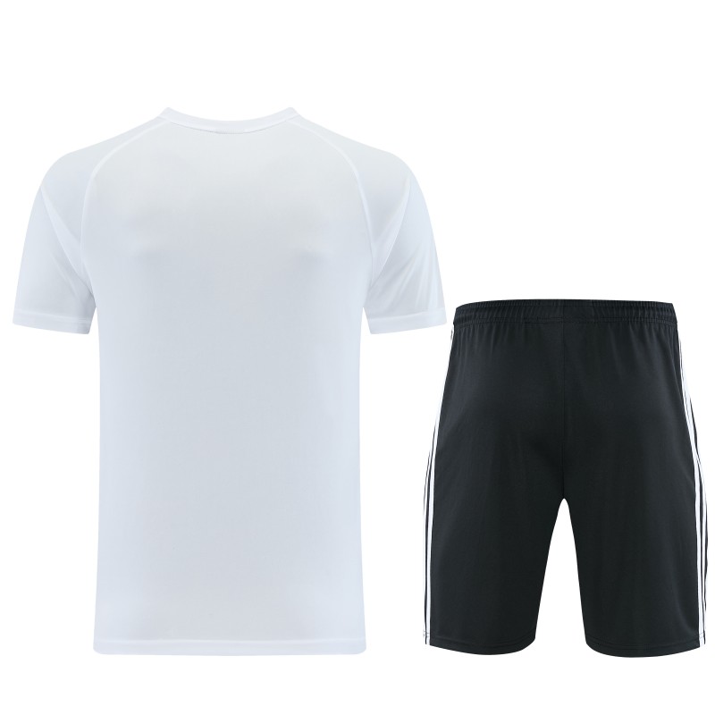 26/27 Adidas AD15 White Short Sleeve+Soccer Shorts