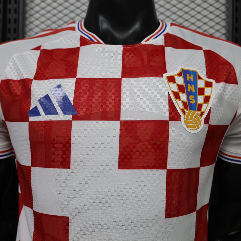 Player Version 26/27 Croatia Home Red White Jersey