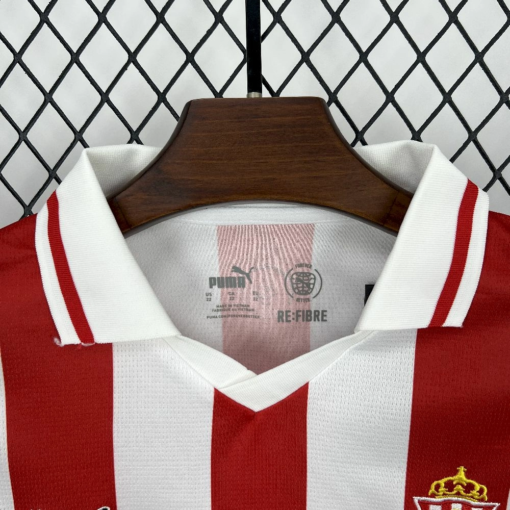 2025/26 Kids Sporting De Gijon Home Kit