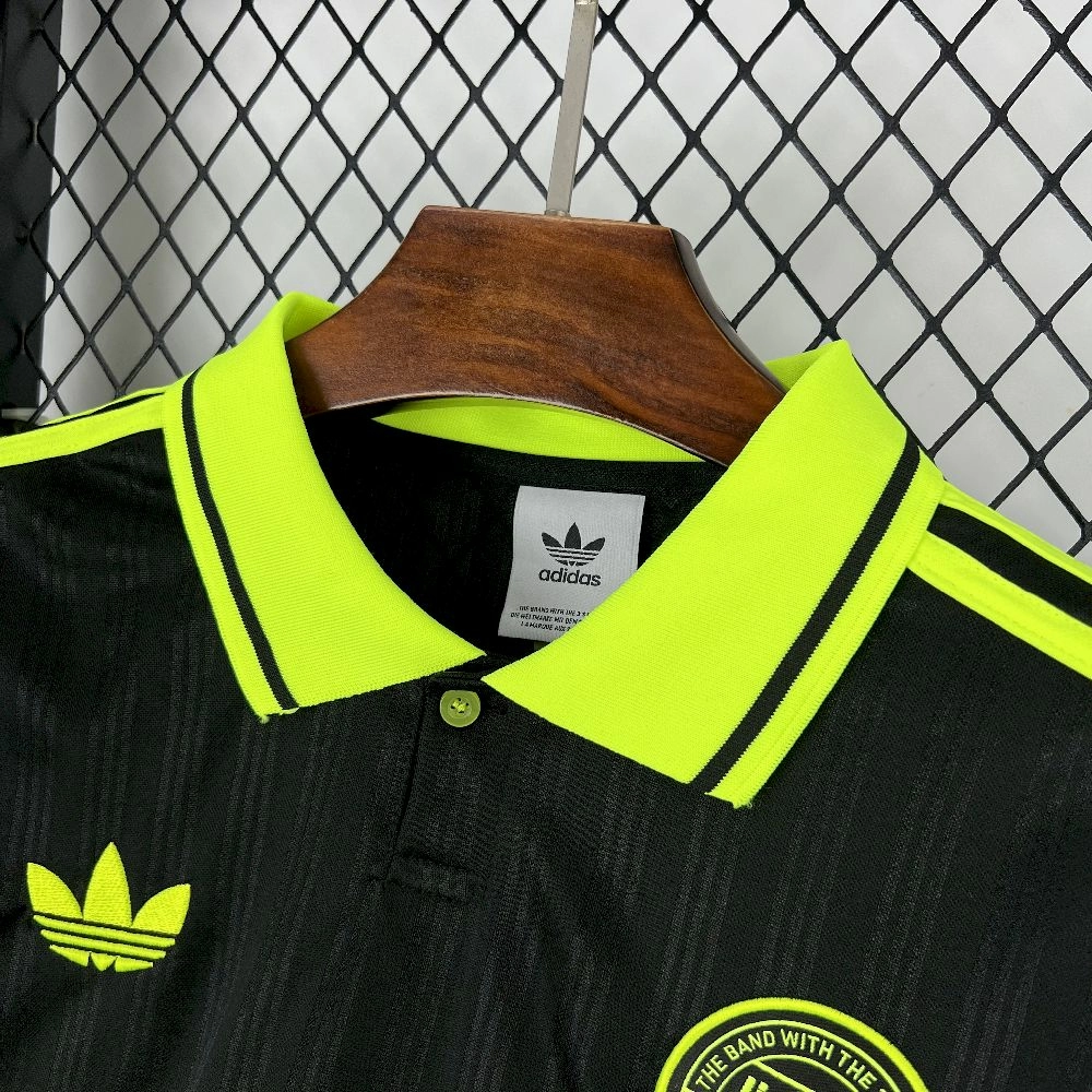 2025/26 Adidas Oasis Tour Black/Green Jersey