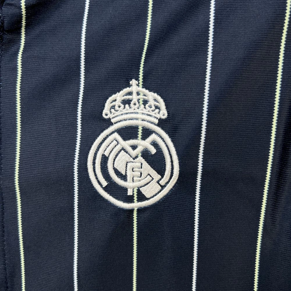 25/26 Real Madrid US Pack Black Baseball Jersey