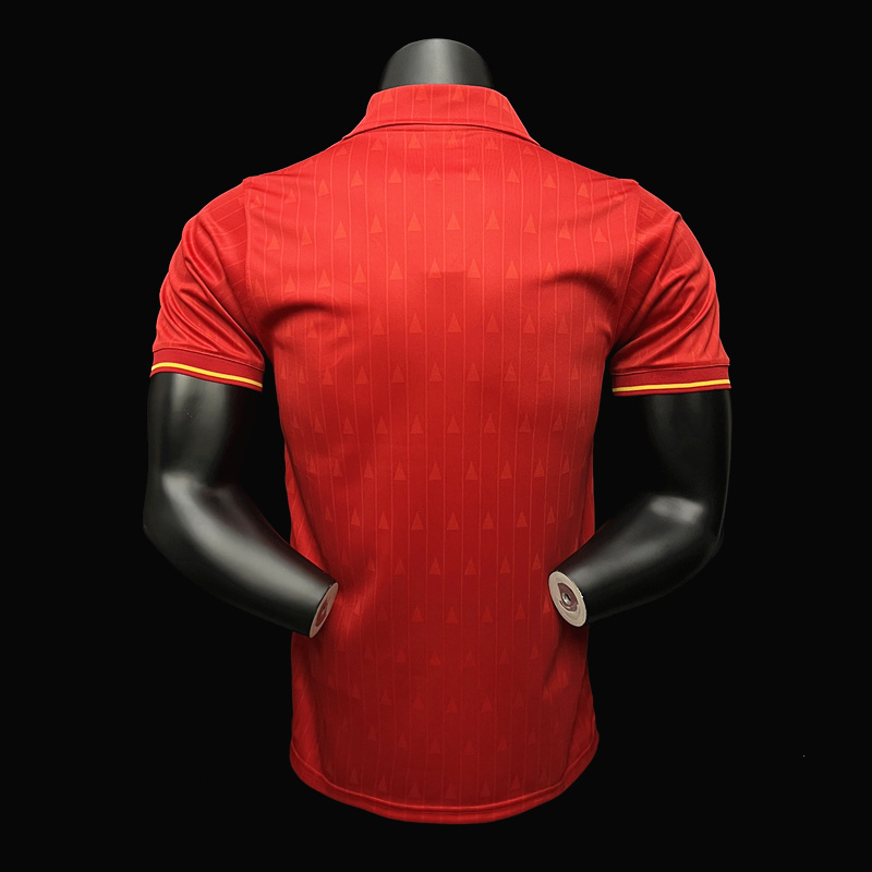 Retro 1988-91 Spain Home  Jersey