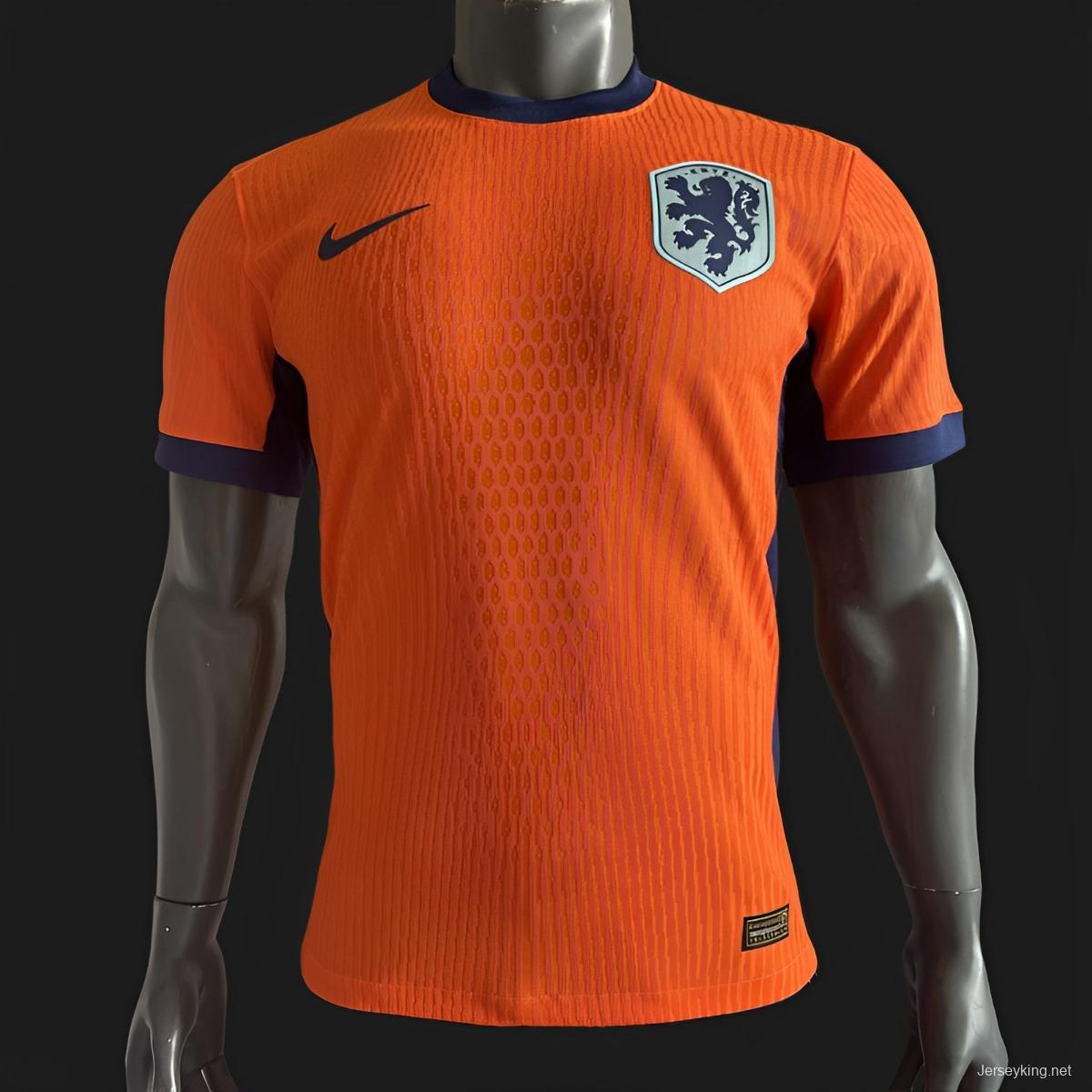 Player Version 2024 Netherlands Home Jersey